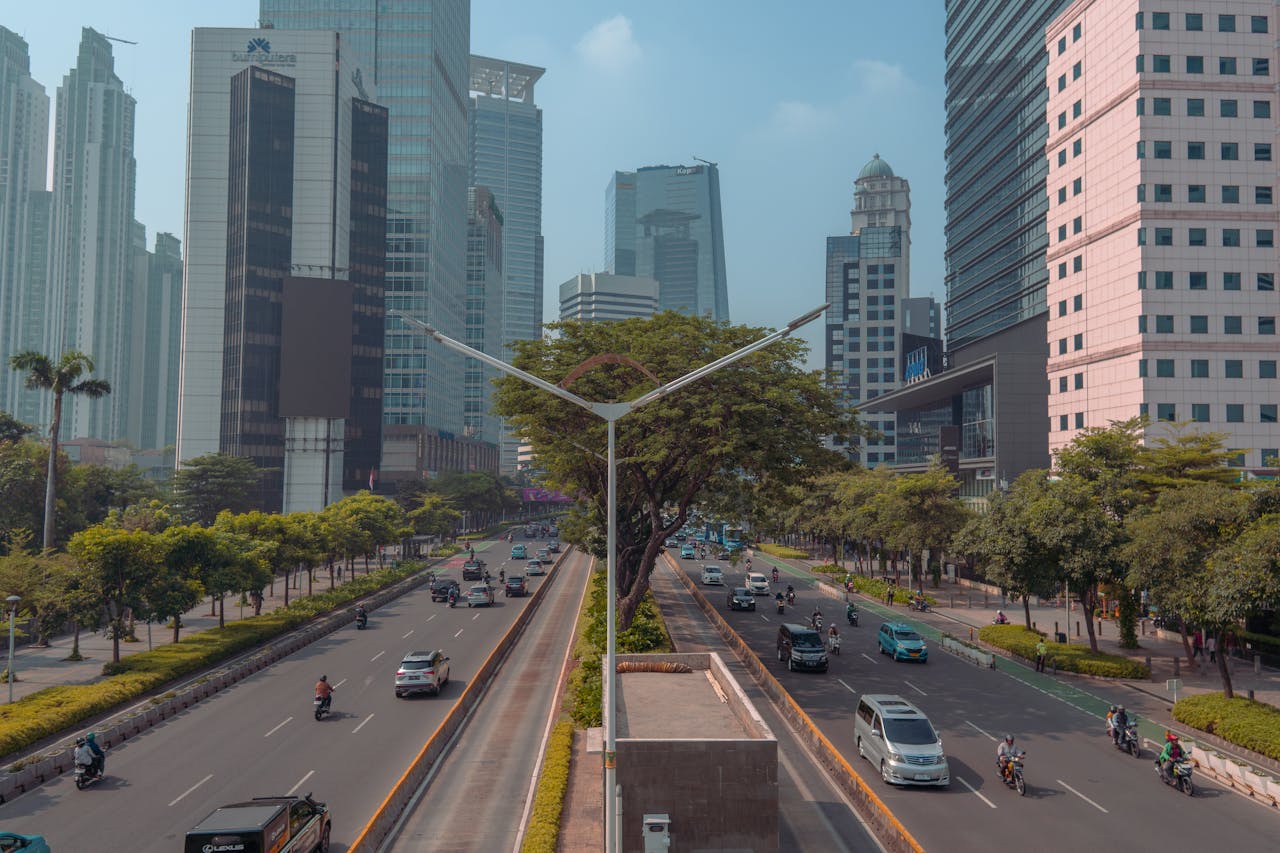 infrastruktur sekitar sudirman